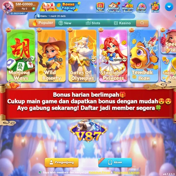 V87 2026 Slot Gacor RTP Tinggi